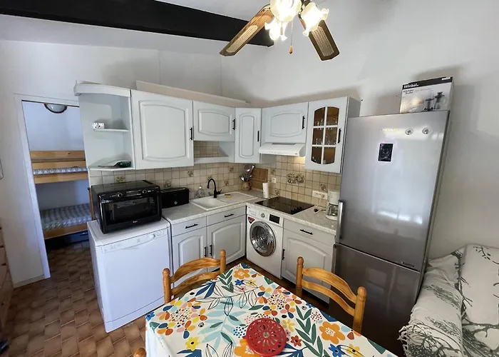 Pavillon T2 Cabine, 6 Couchages, Cour Privee, Piscine, Parking, Proche - St Cyprien - Fr-1-106-34 * Saint-Cyprien (Pyrenees-Orientales)